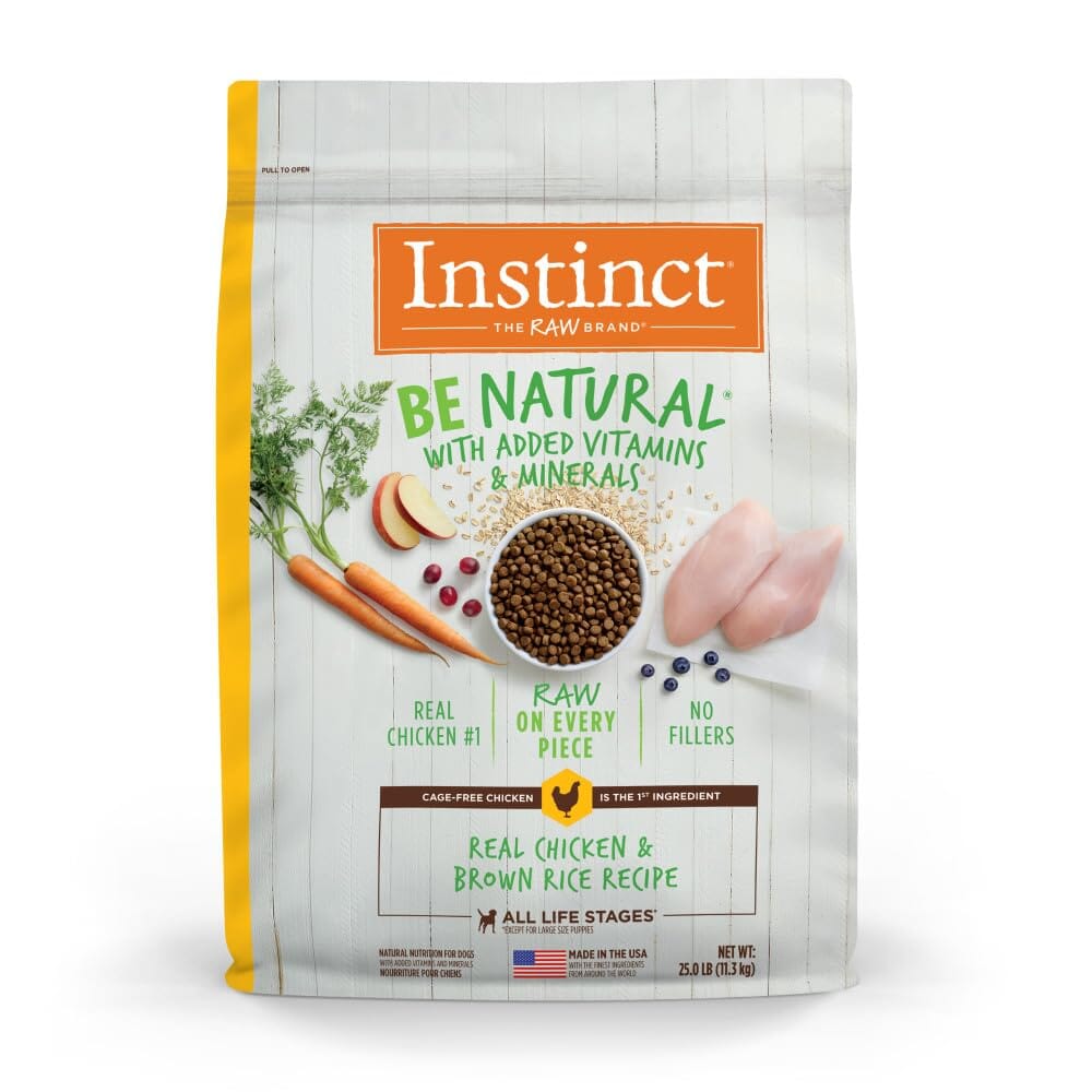 Instinct Be Natural Chicken & Brown Rice Recipe Dry Dog Food  