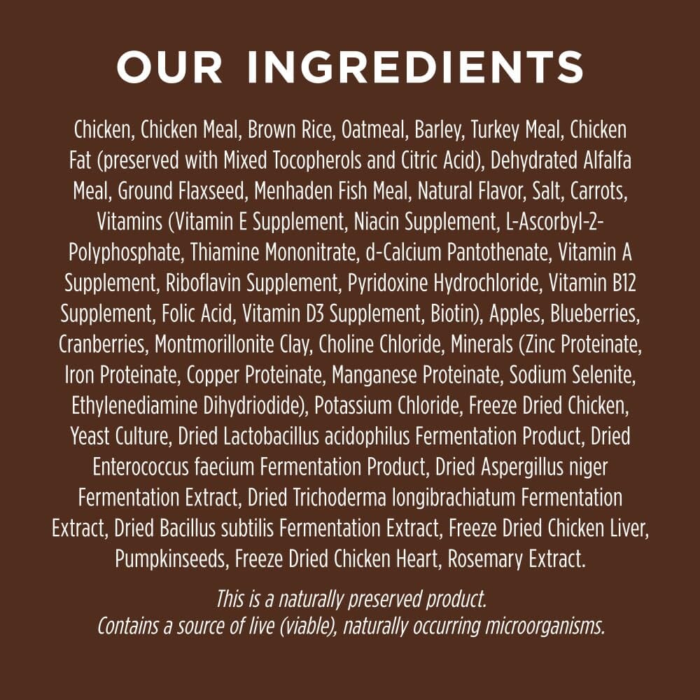 Instinct Be Natural Chicken & Brown Rice Recipe Dry Dog Food  