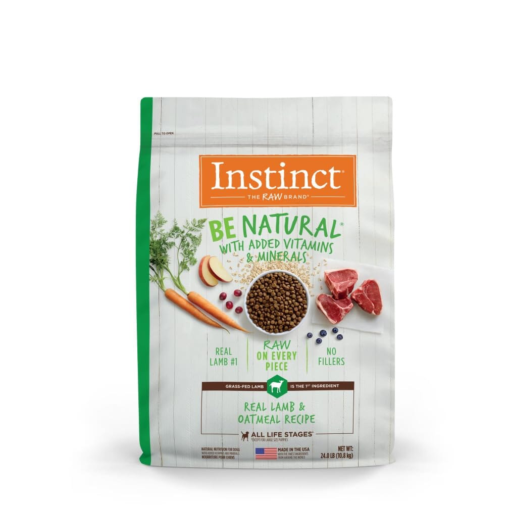 Instinct Be Natural Lamb & Oatmeal Recipe Dry Dog Food  