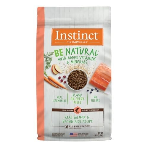 Instinct Be Natural Salmon and Brown Rice with Vitamins and Minerals Dry Dog Food - 4.5 Lbs Default Title