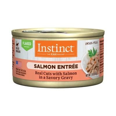 Instinct Grain-Free Flaked Salmon Entree in Gravy Wet Canned Cat Food 3 Oz - Case of 24