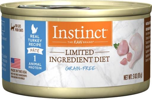 Instinct Grain Free LID Turkey Canned Cat Food  