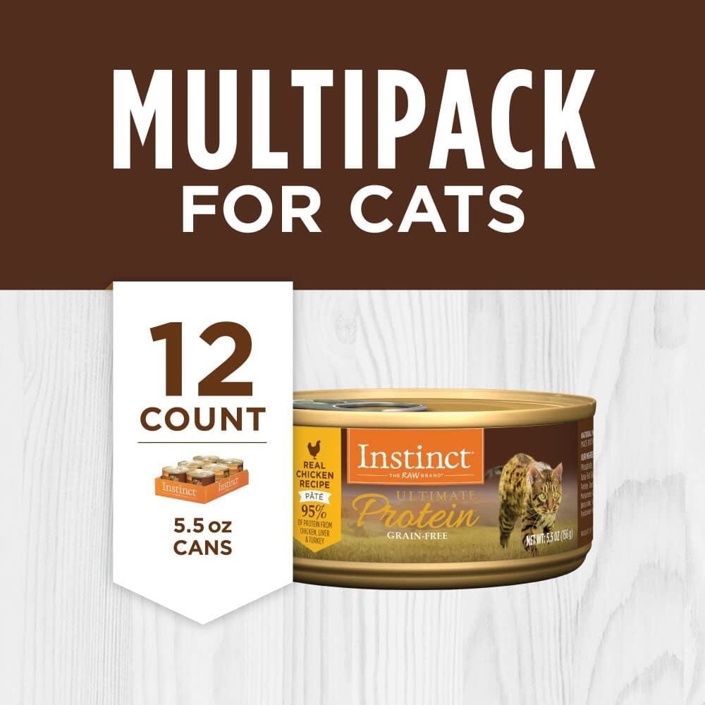 Instinct Grain-Free Recipe Variety Pack Canned Cat Food  