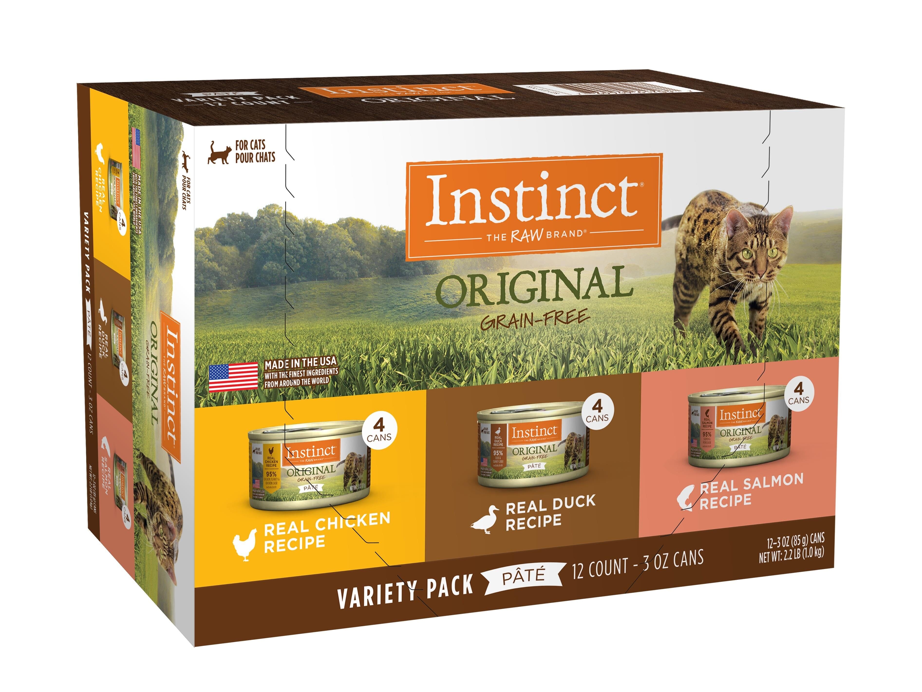 Instinct Grain-Free Recipe Variety Pack Canned Cat Food  