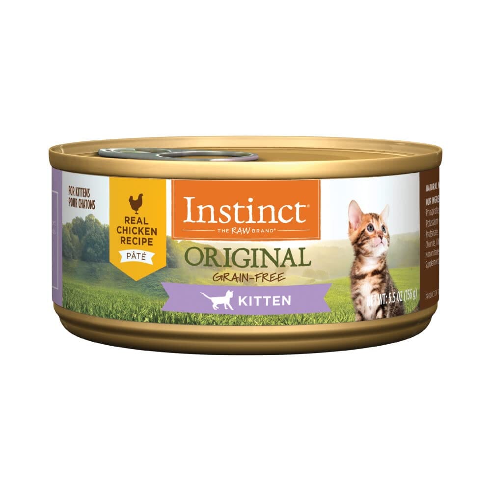 Instinct Kitten Grain Free Chicken Recipe Natural Canned Cat Food  