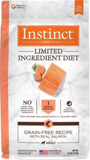 Instinct Limited Ingredient Adult Diet Grain Free Real Salmon Recipe Natural Dry Dog Food  