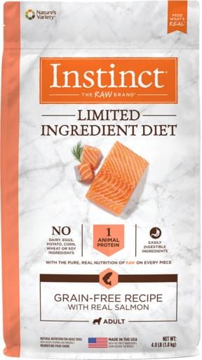 Instinct Limited Ingredient Adult Diet Grain Free Real Salmon Recipe Natural Dry Dog Food