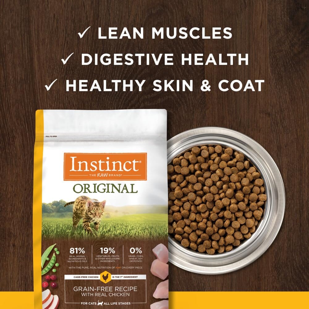 Instinct Original Grain Free Recipe with Real Chicken Natural Dry Cat Food  