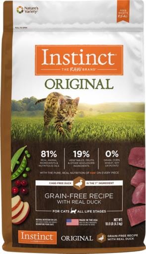 Instinct Original Grain Free Recipe with Real Duck Natural Dry Cat Food  