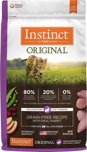 Instinct Original Grain Free Recipe with Real Rabbit Natural Dry Cat Food  