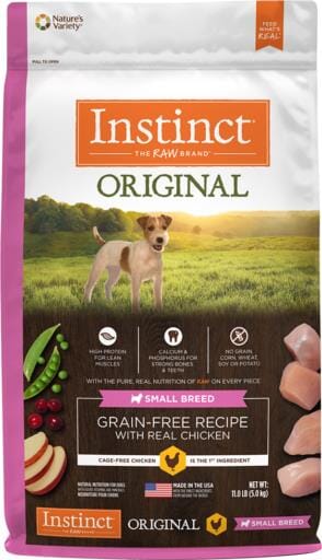 Instinct Original Small Breed Grain Free Recipe with Real Chicken Natural Dry Dog Food  