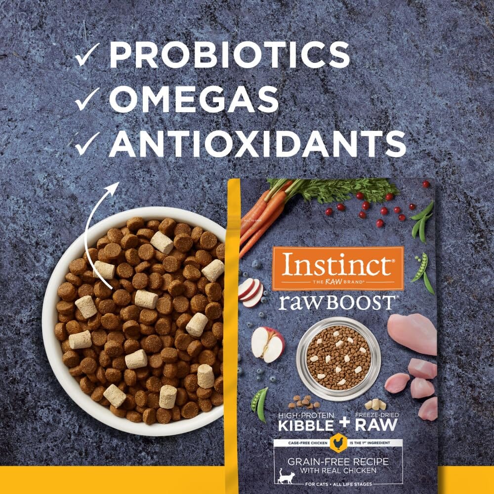 Instinct Raw Boost Grain Free Recipe with Real Chicken Natural Dry Cat Food  