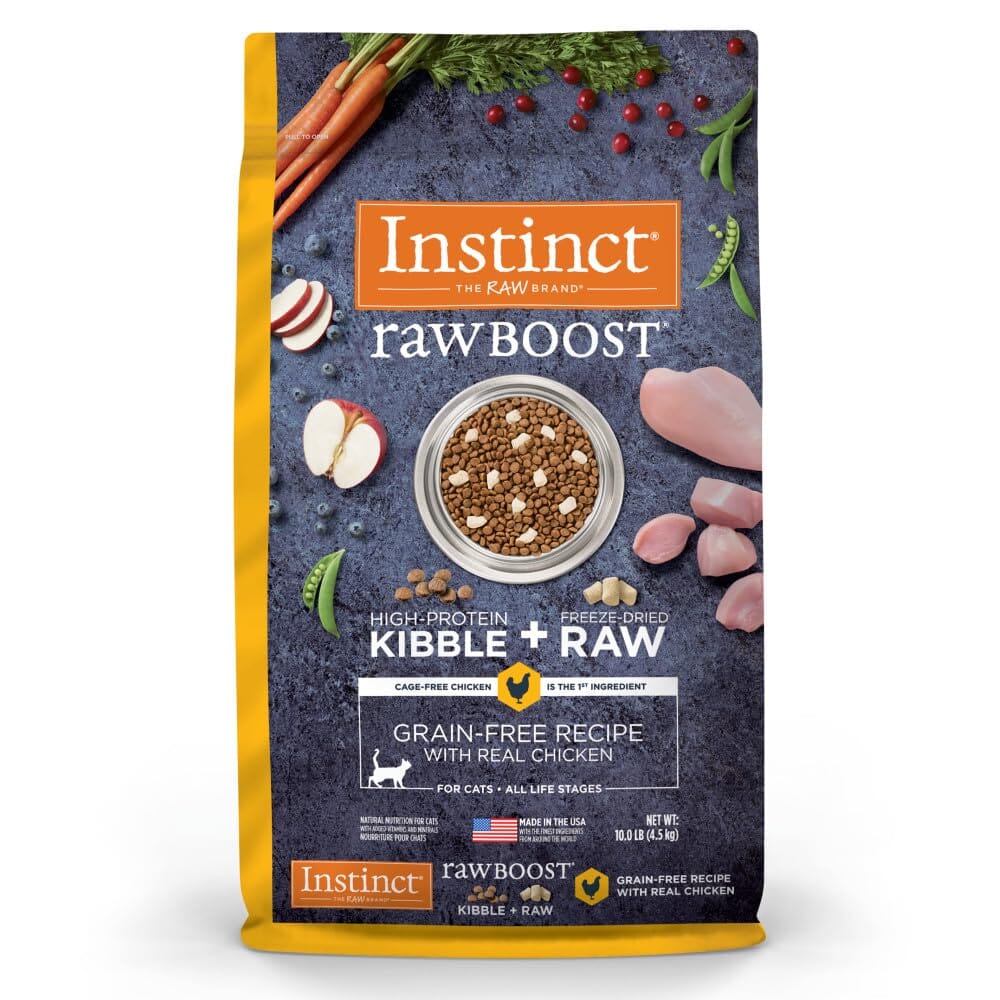 Instinct Raw Boost Grain Free Recipe with Real Chicken Natural Dry Cat Food  