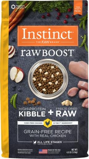 Instinct Raw Boost Grain Free Recipe with Real Chicken Natural Dry Dog Food  