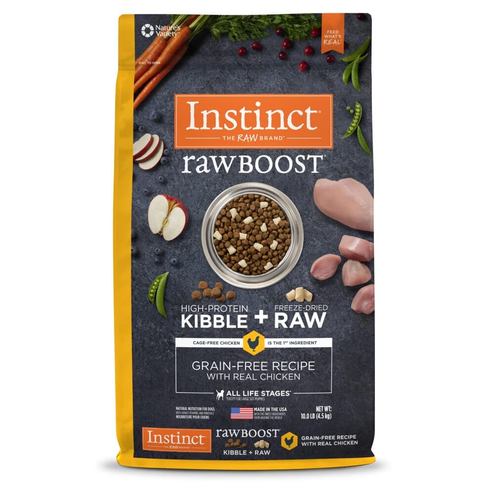 Instinct Raw Boost Grain Free Recipe with Real Chicken Natural Dry Dog Food  