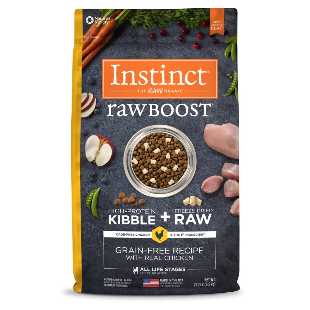 Instinct Raw Boost Grain Free Recipe with Real Chicken Natural Dry Dog Food  