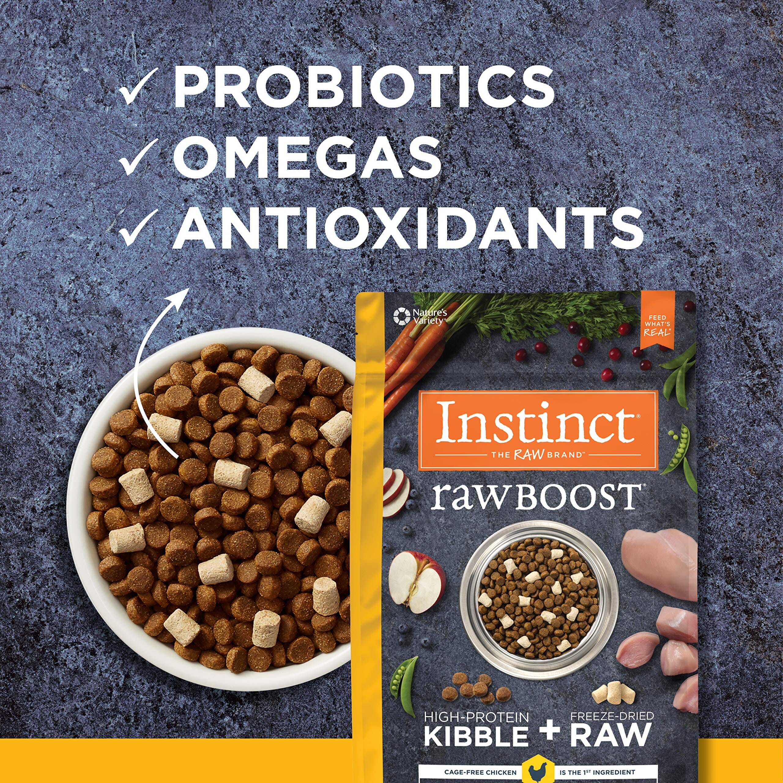 Instinct Raw Boost Grain Free Recipe with Real Chicken Natural Dry Dog Food  