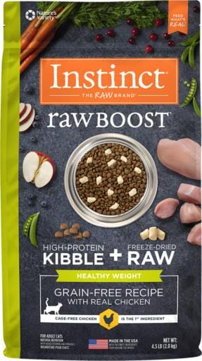 Instinct Raw Boost Indoor Health Grain Free Recipe with Real Chicken Natural Dry Cat Food  