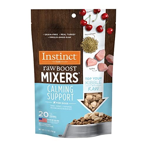 Instinct Raw Boost Mixers Grain-Free Calming Support Freeze-Dried Dog Food Toppers - 5.5 Oz