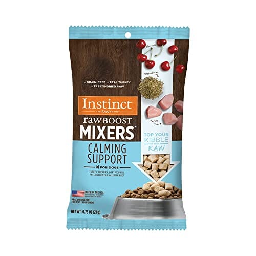 Instinct Raw Boost Mixers Grain-Free Calming Support Freeze-Dried Dog Food Toppers - .75 Oz