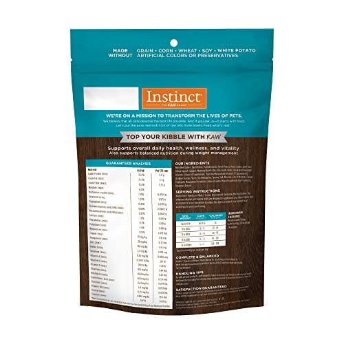 Instinct Raw Boost Mixers Grain-Free Multi-Vitamin Freeze-Dried Dog Food Toppers - 12.5 Oz