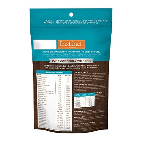 Instinct Raw Boost Mixers Grain-Free Multi-Vitamin Freeze-Dried Dog Food Toppers - 5.5 Oz