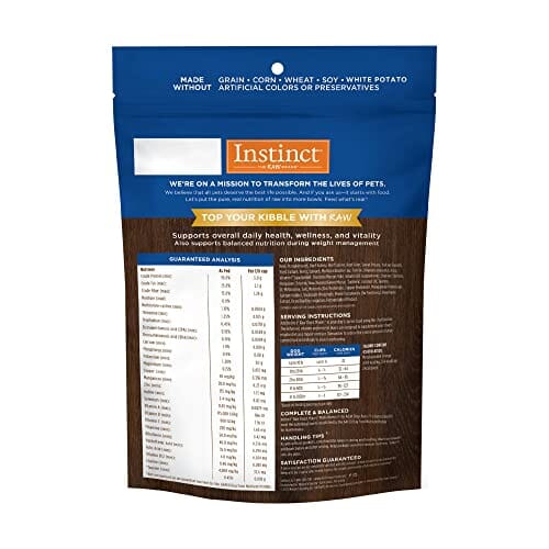 Instinct Raw Boost Mixers Multivitamin Adult 7+ Freeze-Dried Dog Food Toppers - 12.5 Oz