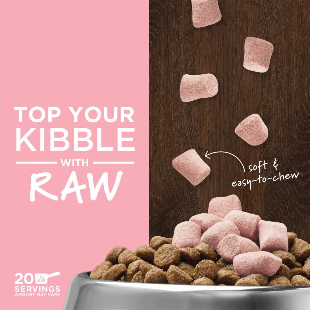 Instinct Raw Boost Mixers Skin and Coat Recipe Freeze-Dried Dog Food Toppers - .75 Oz - 8 Pack  