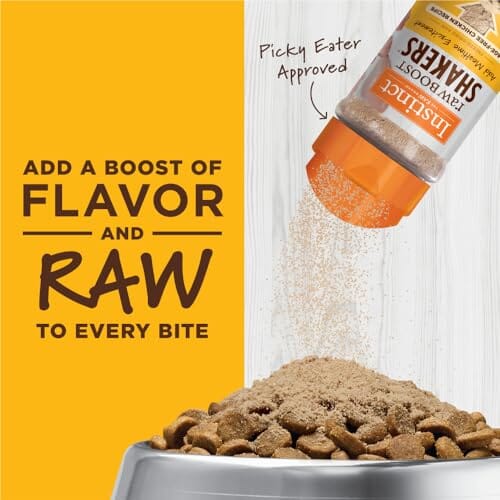 Instinct Raw Boost Shakers Grain-Free Chicken Powder Freeze-Dried Raw Cat Food Topper - 5.5 Oz
