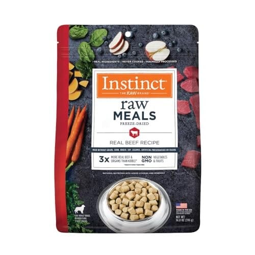 Instinct Raw Meals Beef Adult Freeze-Dried Dog Food 14 Ounce