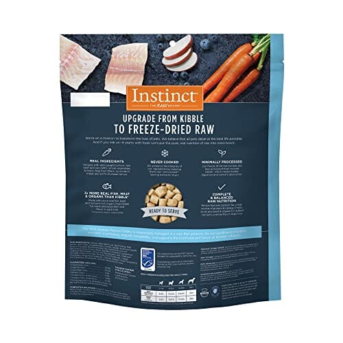 Instinct Raw Meals Natural Grain-Free Wild-Caught Pollock Freeze-Dried Dog Food - 24 Oz
