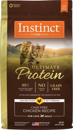 Instinct Ultimate Protein Adult Grain Free Cage Free Chicken Recipe Natural Dry Cat Food  