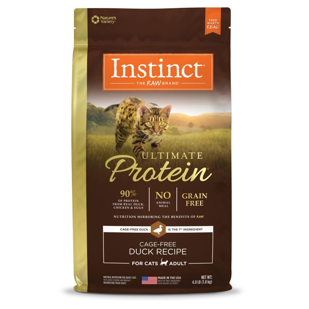 Instinct Ultimate Protein Grain-Free Duck Dry Cat Food - 4 Lbs Default Title