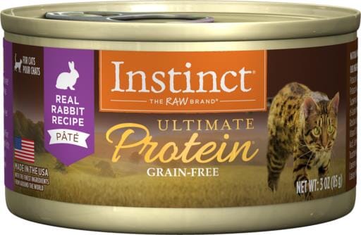 Instinct Ultimate Protein Grain Free Rabbit Natural Canned Cat Food  