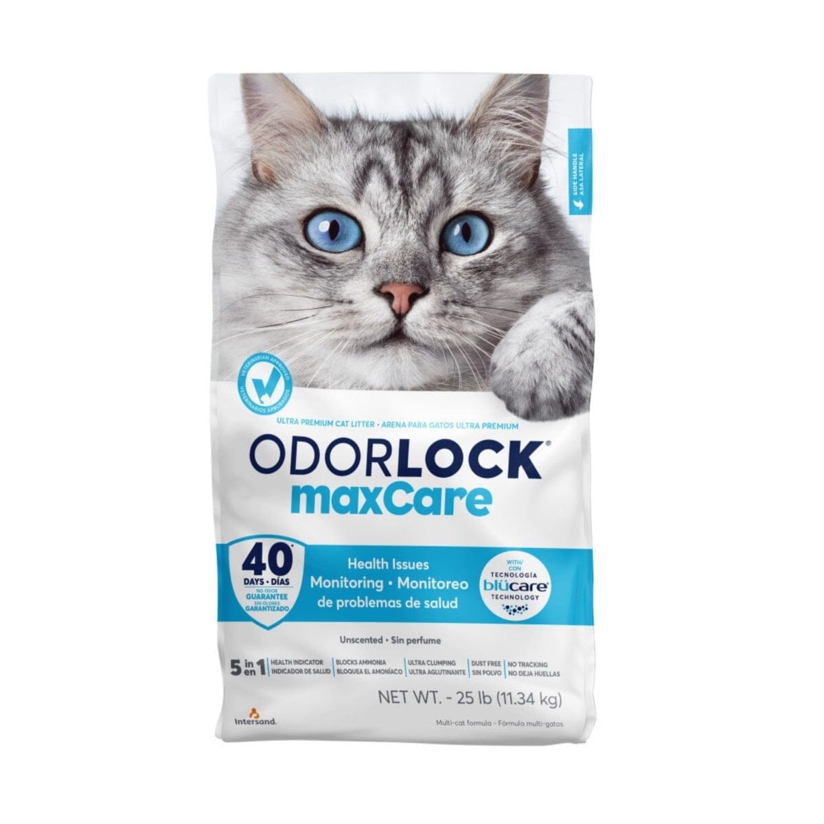 Intersand Odourlock maxCare Litière d'Argile pour Chat – Ultra premium Intersand Odourlock maxCare Litière d'Argile pour Chat – Ultra premium