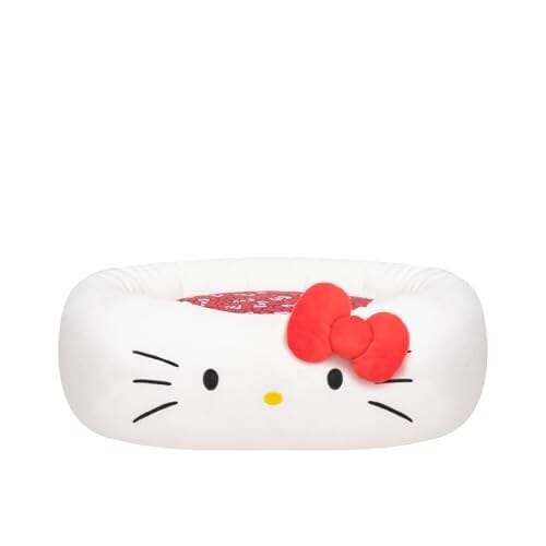 Jazwares Hello Kitty Bolster Rounded Dog and Cat Bed