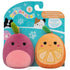 Jazzwares Squishmallows Fruit Squeak and Plush Dog Toy - 3.5 Inch - 2 Pack Default Title