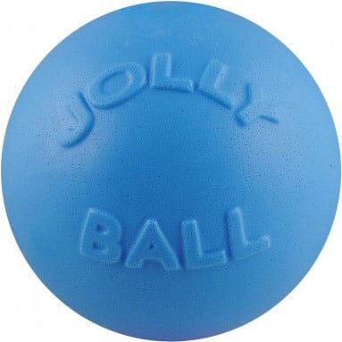 Jolly Pets Boune N' Play Original Blueberry Scented Ball Dog Toy - Blue Large - 8 Inch