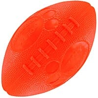 Jolly Pets Football Fetch and Floating Dog Toy - 8 Inch Orange