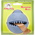 Jolly Pets Monster Ball Treat-Inserting and Freezing Bounce and Fetch Rubber Dog Toy - Blue 3.5 Inch