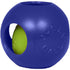 Jolly Pets Teaser Ball 2-in-1 Dual Interactive and Fetch Puzzle Dog Toy Blue Large - 8 Inch