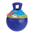 Jolly Pets Tug-N-Toss Fetch Ball Dog Toy with Handle Blue Large - 8 Inch