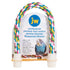 JW Pet Booda Comfy Perch with Flexible Rope Bird Cage Accessory - Multi-Colored Small - 14 Inch