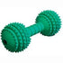 JW Pet Chompion Middleweight Dumbell Treat-Inserting Dental and Fetch Rubber Dog Toy - Asst Color (Color may vary) Default Title