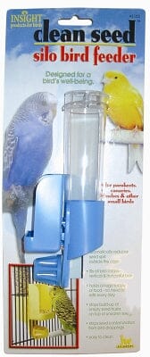 JW Pet Clean Seed Silo Bird Feeder - Reg