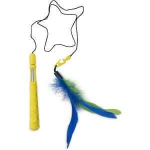 JW Pet Fluttery Feather Cat Teaser Wand Default Title