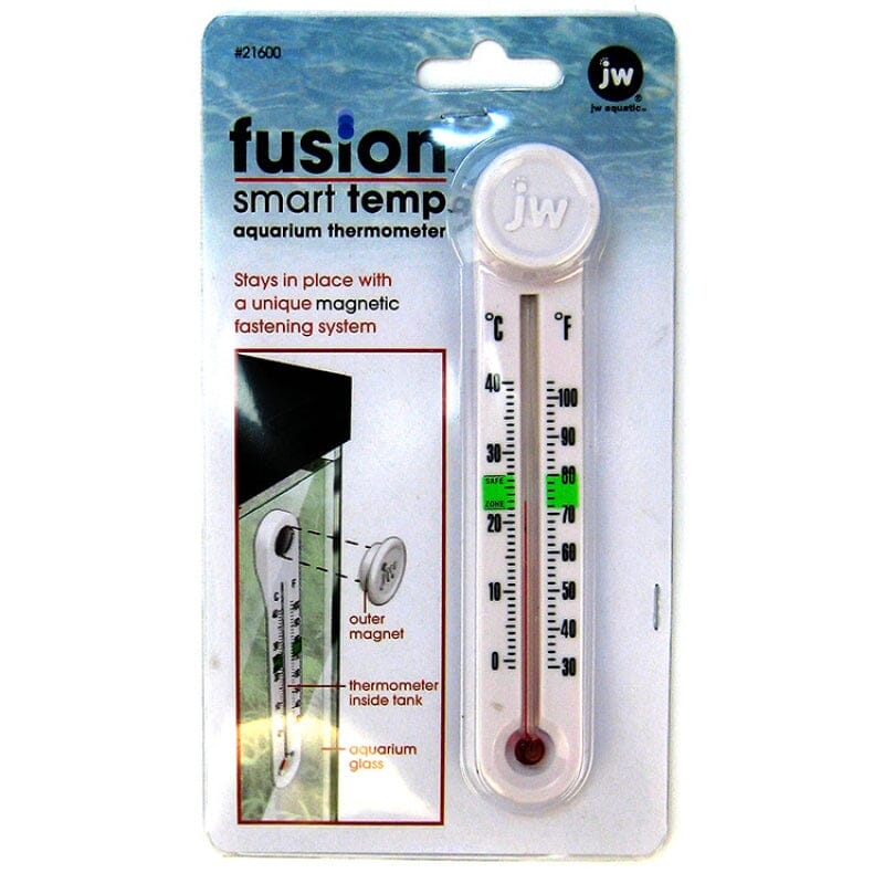 JW Pet Fusion Smart Temp Aquarium Thermometer - White Default Title