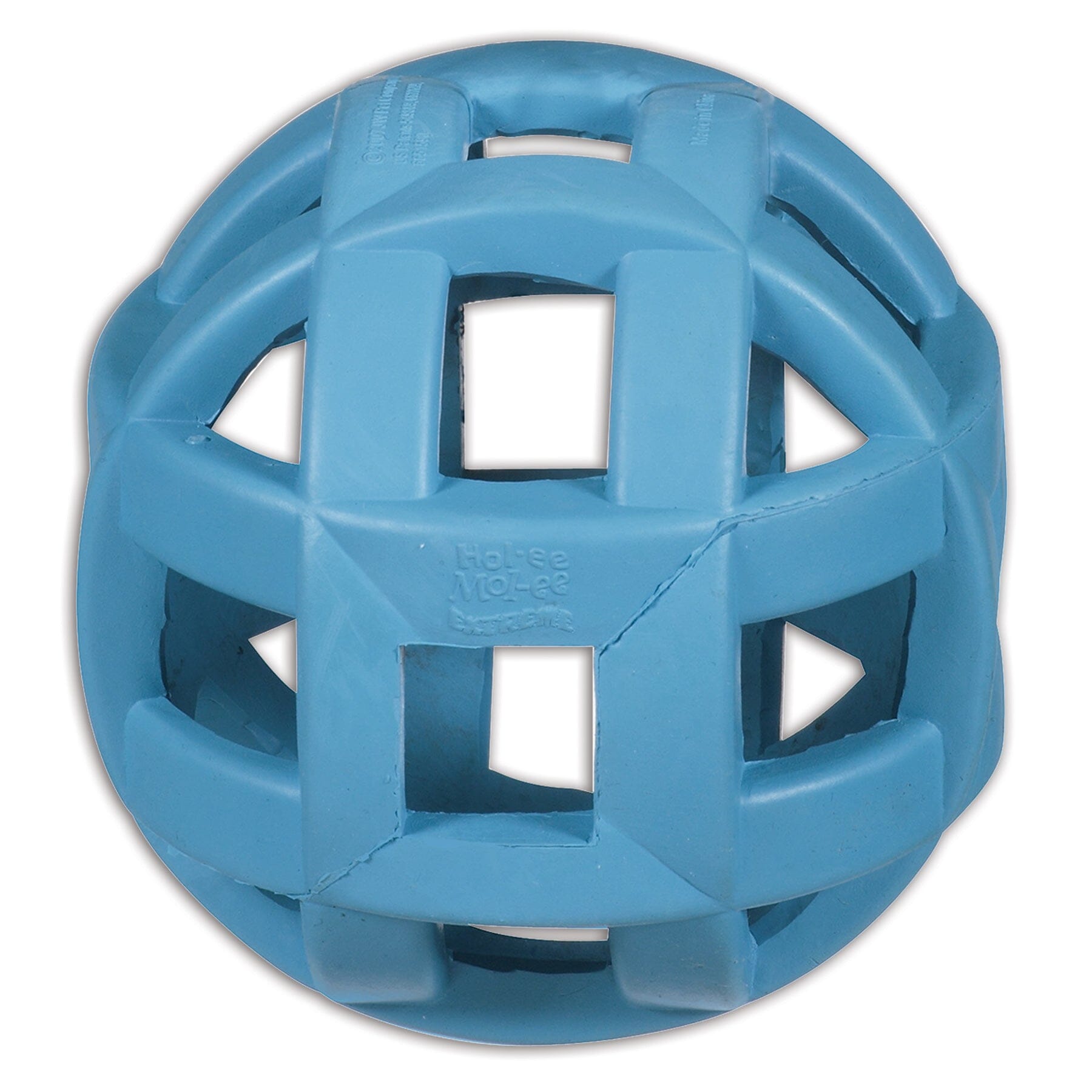 JW Pet HOL-EE Roller Puzzle Ball Extreme Chewer Fetch Natural Rubber Dog Toy - Black - Medium - 4.5 Inch Default Title