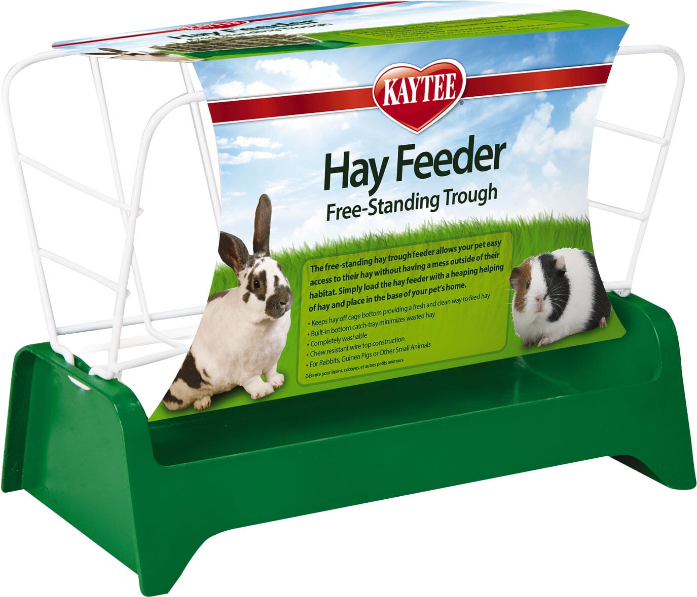 Kaytee Free Standing Trough Hay Feeder  