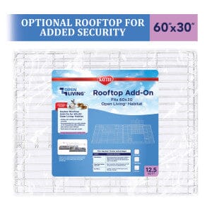 Kaytee Open-Living Rooftop Add-on for Small Animal Habitat Kit - L:60 X W:30 Inch